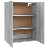 Hanging Wall Cabinet Grey Sonoma 69.5x34x90 cm 817382