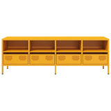 TV Cabinet Mustard Yellow 135x39x43.5 cm Cold-rolled Steel 851331