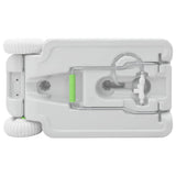 Camping Handwash Stand with Wheels Grey 72 x 42 x 103 cm 42001432