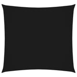 Sunshade Sail Oxford Fabric Square 6x6 m Black 135747