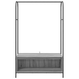 Clothes Rack Grey 100 x 44 x 160 cm Engineered Wood 868454