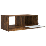 Coffee Table Smoked Oak 90 x 50 x 37 cm Engineered Wood 895880