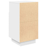 Bedside Cabinet with 2 Drawers White 36x36x68 cm 858578