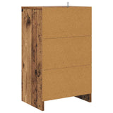 Bedside Table Old Wood 40 x 30 x 467 cm Engineered Wood 888923