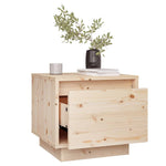 ZNTS Bedside Cabinets 2 pcs 35x34x32 cm Solid Wood Pine 813396