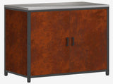 Kitchen Storage HATTEM Rusty 90 x 50 x 92 cm Steel 874988