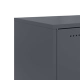 TV Cabinet Anthracite 68x39x43.5 cm Steel 846670