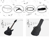 GST 39in Electric Guitar H-H Pickups Black suit for Heavier Rock 66998644