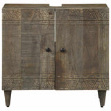 Bathroom Sink Cabinet 62x33x58 cm Solid Wood Mango 4017811