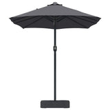Garden Parasol Anthracite 385 x 209 x 244 cm 42003277