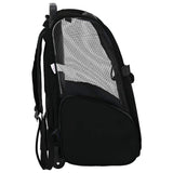 Pet Trolley 3-in-1 Design Black 48x32x cm Oxford Fabric 42007372