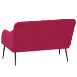 Bench Wine Red 110x76x80 cm Velvet 351468