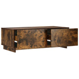Coffee Table Smoked Oak 102 x 50.5 x 35 cm Engineered Wood 8011455
