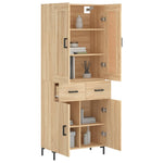 Highboard Sonoma Oak 69.5x34x180 cm Engineered Wood 3199876