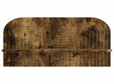 Wall Shelf 2 pcs Smoked Oak 60 x 13.5 x 37.5 cm Engineered Wood 8014946