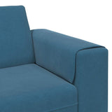 Living Room Couch Blue 250 x 77 x 76 cm 3335090