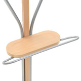 Suit Stand Natural MDF 107 cm tall Lightweight Clothing Rack 246719