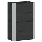 Garden Raised Bed Black 50 x 30 x 72 cm 42039033