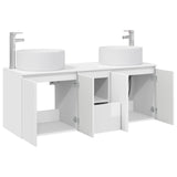 Bathroom Cabinet Set 3 pcs High Gloss White 3405741