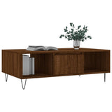 Coffee Table Brown Oak 104x60x35 cm Engineered Wood 827091