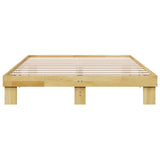 Bed Frame without Mattress 160x200 cm Solid Wood Oak 851953
