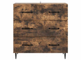 Drawer Cabinet Smoked Oak 66 x 34.5 x 89.5 cm Engineered Wood 894840