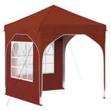 Pop-up Party Tent 192 x 192 x 245 cm Terracotta 42019831