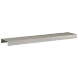 Garden Cover Profile 2 pcs 100 x 20 x 5 cm Stainless Steel 8012928