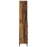 Highboard Old Wood 69.5 x 34 x 180 cm Engineered Wood 3415739