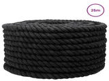 Rope Black 2 x 2 x 2500 cm Cotton 42011824