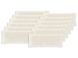 Cushion Cover 12 pcs HEERLEN White 40 x 80 cm PV Fleece 910128