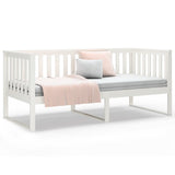Day Bed without Mattress White 90x200 cm Solid Wood Pine 820872