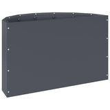 Planter Anthracite 60 x 30 x 35 cm Steel 883698