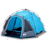 Camping Tent Dome 3-Person Blue Quick Release 4004223