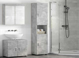 Bathroom Cabinet Set TULUM Concrete Grey 37 x 31.5 x 203 cm 880354