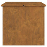 Outdoor Storage Box Rusty 55 x 50.5 x 50 cm Steel 874580