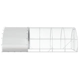 Chicken Coop Silver 600 x 300 x 200 cm Galvanised Steel 3434697