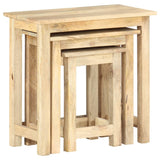 Nesting Tables 3 pcs Solid Mango Wood 287489