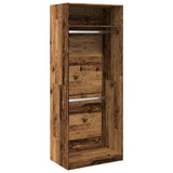 Wardrobe Old Wood 80x50x200 cm Engineered Wood 3307799