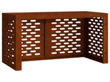 Air Conditioner Cover Rusty 100 x 50 x 70 cm Galvanised Steel 865903
