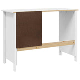 Desk with Drawers HILL White 100 x 45 x 74 cm Solid Pine Wood 42025039