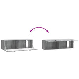 Wall-Mounted TV Cabinet Grey Sonoma 98 x 31 x 30 cm 898051