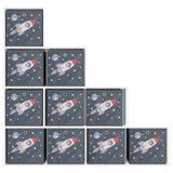 Foldable Storage Boxes 10 pcs Grey 32x32x32 cm Non-woven Fabric 4018988