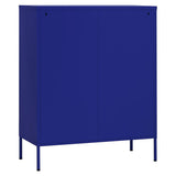 Storage Cabinet Navy Blue 80x35x101.5 cm Steel 336172