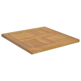 Square Table Top 50x50x2.5 cm Solid Wood Teak 316156