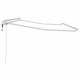 Awning Frame Retractable White 4 x 2 m Metal 42002551
