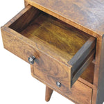 Mini Classic Multi Chestnut Bedside IN3309