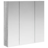 Bathroom Mirror Cabinet Grey Sonoma 70 x 14.5 x 70 cm 889092
