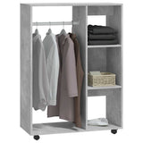 Wardrobe Concrete Grey 80x40x110 cm Engineered Wood 808517