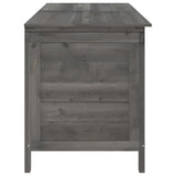 Garden Storage Box Anthracite 150x50x56.5 cm Solid Wood Fir 364758
